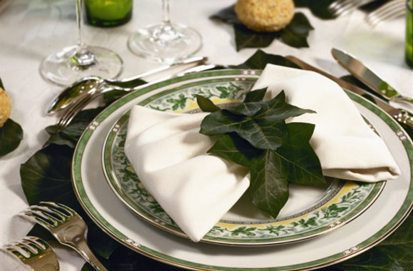 Kalėdų stalo serviravimas