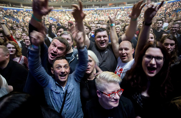 „Depeche Mode“ koncerto akimirka