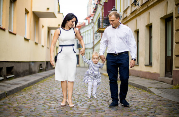 Rasa Židonytė ir Karolis Ramoška savo dukrai iškėlė gimtadienio šventę