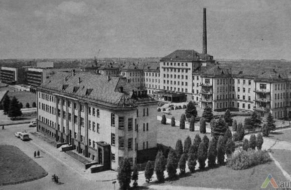 Kauno klinikų vaizdas iš oro 1988 m. / KTU ASI archyvas