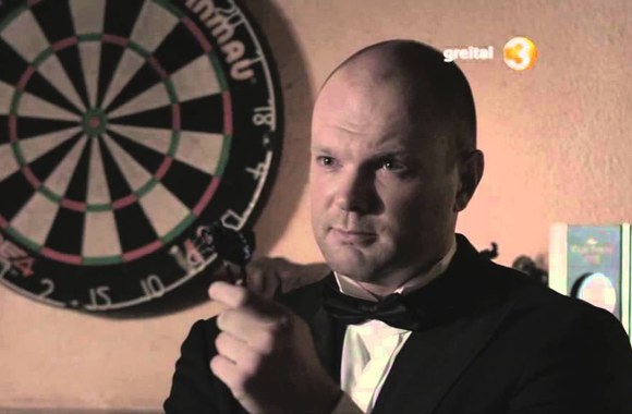 VIDEO kadras: Kristupas Krivickas ginčijasi pats su savimi