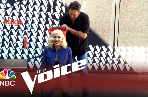 VIDEO kadras: The Voice 2014: Gwen Stefani’s Ice Bucket Challenge (Digital Exclusive)