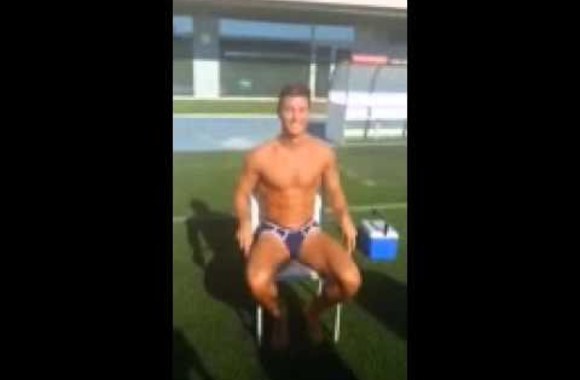 VIDEO kadras: Cristiano Ronaldo #Icebucketchallenge