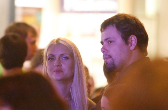 Rūta Ščiogolevaitė su mylimuoju Rolandu