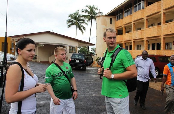 Iš kairės: Renata Šakalytė-Jakovleva, Evaldas Petrauskas ir Jevgenijus Šuklinas