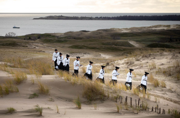 Spektaklis-kelionė „Laikas nė(e)rimui“ / Mato Baranausko nuotr.