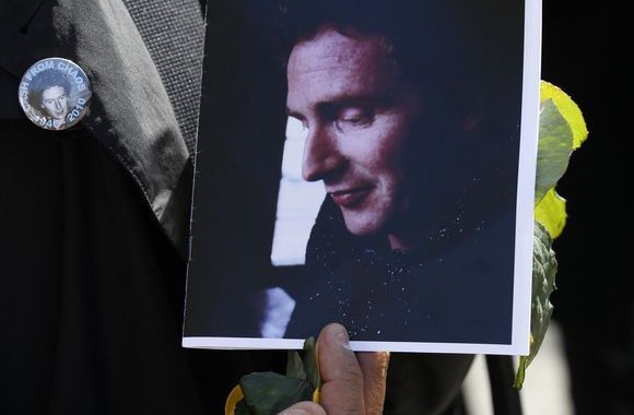 Laidotuvių akimirka