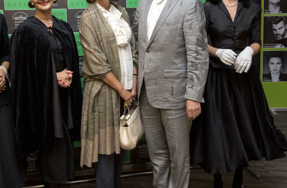 Šarūnas Birutis su žmona Rasa