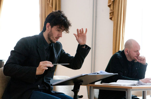 Operos „Verteris“ repeticijos akimirka