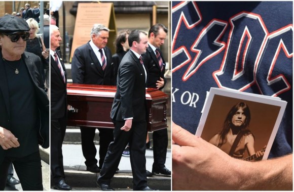 Malcolmo Youngo laidotuvių akimirka