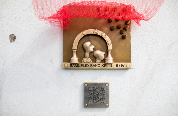 Vilniuje atidarytas kultūrinis istorinis maršrutas „Samuelio Bako keliu“ / Irmanto Gelūno nuotr.