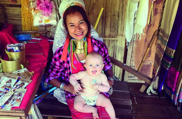 Gintarė Valaitytė-Bikuvienė su šeima atostogavo Tailande