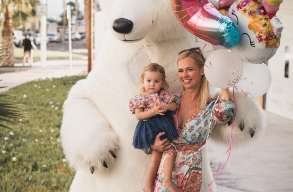 Ingridos Martinkėnaitės dukros Evos antrasis gimtadienis / Gretos Izokaitės nuotr.