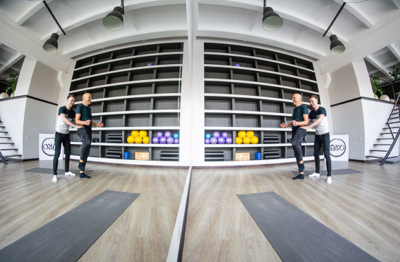 Algis Kriščiūnas sporto salėje