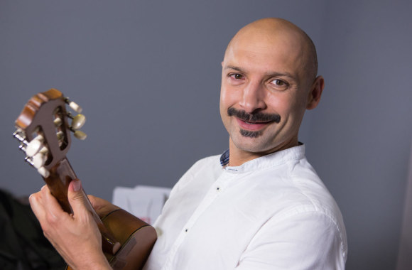 Dainininko Jurgio Didžiulio viešnagė „Žmonių“ redakcijoje