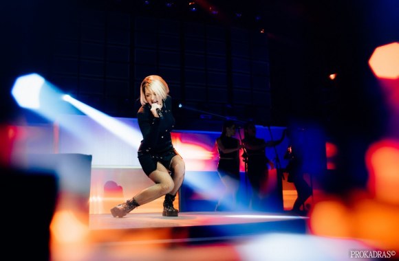 Džordanos Butkutės koncerto akimirkos