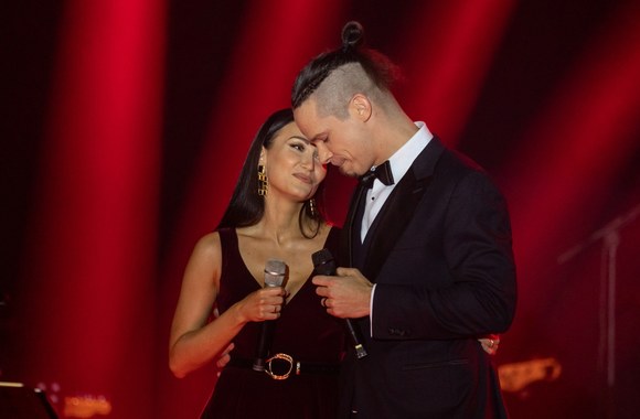 Karinos Krysko ir Jeronimo Miliaus koncerto akimirka / Gintauto Bitvinsko nuotr.