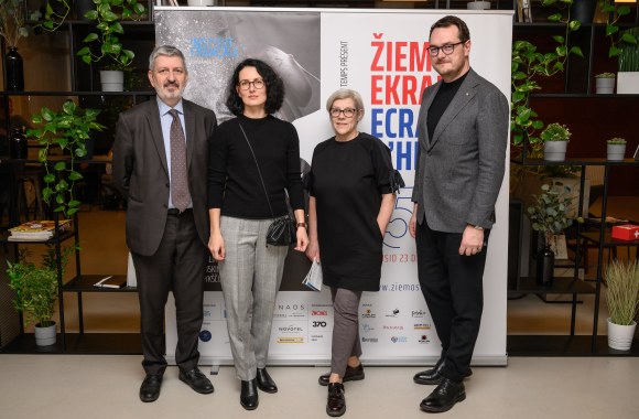 Kino festivalio „Žiemos ekranai“ uždarymo vakaras/ Nuotr.: Donatas Vrubliauskas, Gintarė Žaltauskaitė, Giedrė Voroneckė 