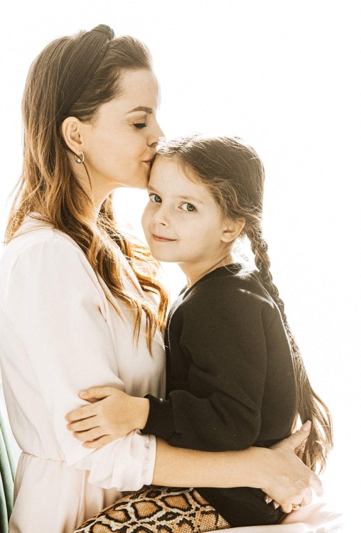 Indrė Trusovė su dukra Amanda / Simonos Kuzminskaitės nuotr.