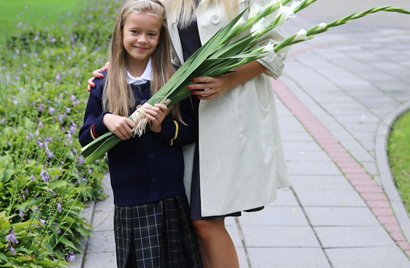 Elena Puidokaitė-Atlanta su dukra Saule