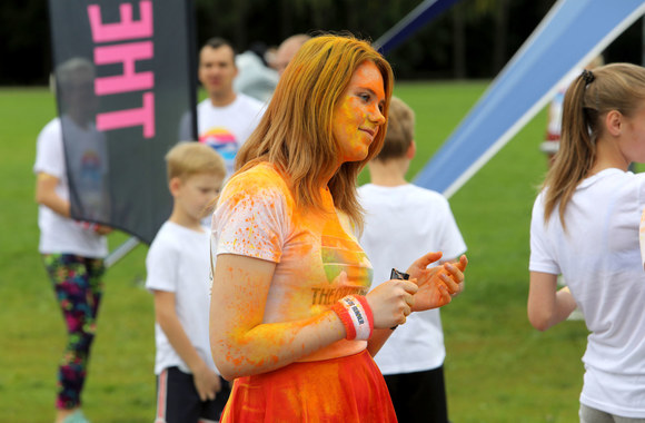 „The Color Run 2017“ bėgimo akimirka
