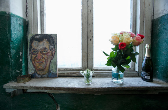 Paveikslai laiptinėje