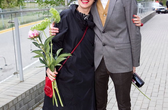 Nomeda Marčėnaitė ir Dovas Serapinas