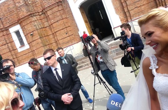 VIDEO kadras: Jono ir Eglės Valančiūnų vestuvės