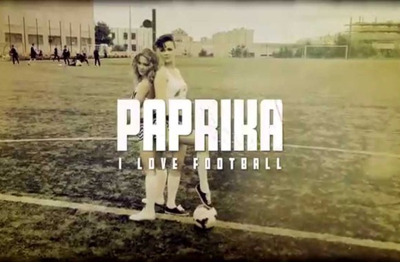 VIDEO kadras: PapRika - I love football  (2014) Akimirkos iš fotosesijos
