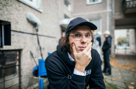 Sauliaus Baradinsko filmo „Techno, mama“ filmavimas Justiniškėse / Irmanto Gelūno / „ŽMONĖS Foto“ nuotr.