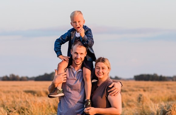 Karolinos Pranckūnienės šeima / Asmeninio albumo nuotr.