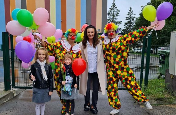 Rugsėjo 1-oji Redos Bžeskienės namuose / Asmeninio archyvo nuotr.