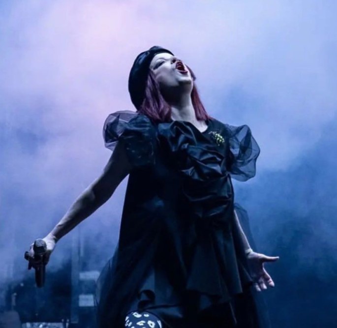 „Garbage“ vokalistė Shirley Manson / Socialinių tinklų nuotr.