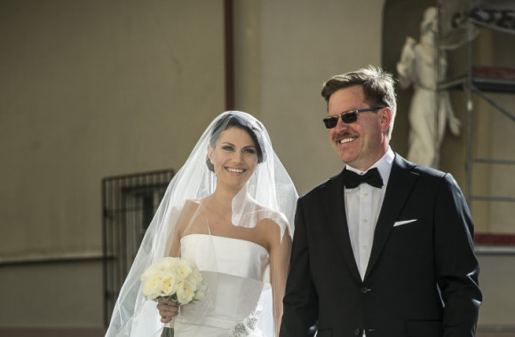 Justė Unguraitytė su tėčiu