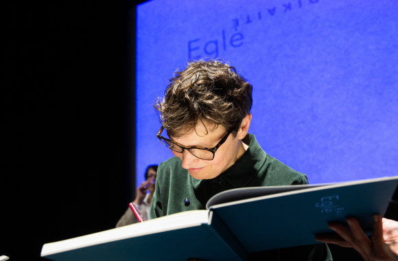 Menininkės Eglės Ridikaitės kūrybos katalogo pristatymas/ Gretos Skaraitienės nuotr.