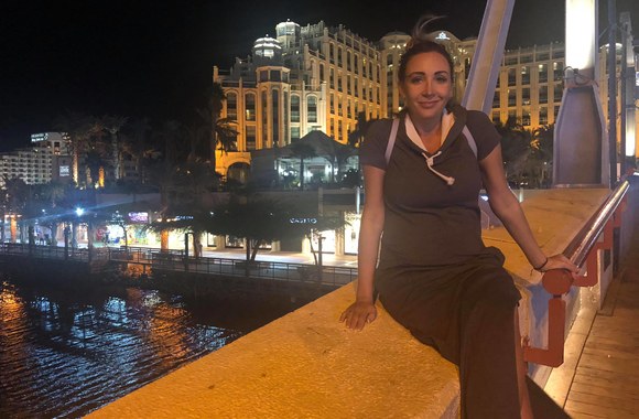 Gerda Žemaitė Eilato kurorte