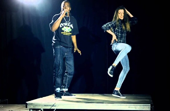 VIDEO kadras: Deadly Hunta ir Skillz studijos šokėja