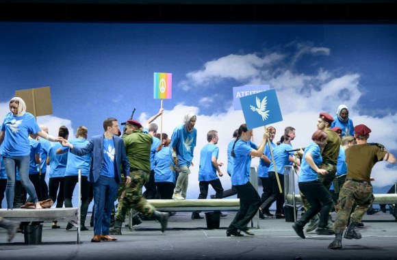 Akimirka iš operos „Idomenėjas“ generalinės repeticijos