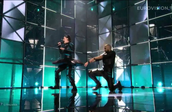 VIDEO kadras: Vilija Matačiūnaitė - Attention (Lithuania) 2014 LIVE Eurovision Second Semi-Final