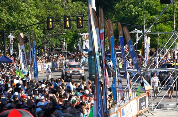 Dakaro ralio starto podiumas