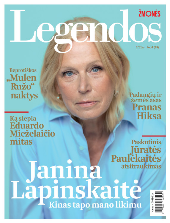 Janina Lapinskaitė / Žurnalo „Legendos“ viršelis
