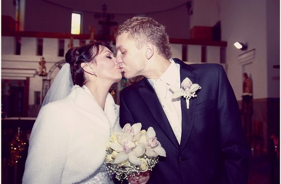 Futbolininkas Deivydas Matulevičius su mylimąja Karolina