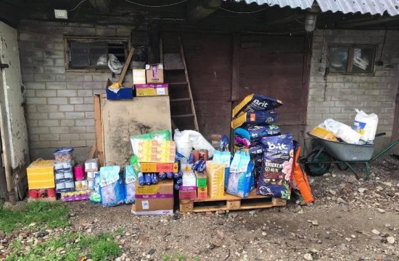 Liepa ir Evaldas Norkevičiai aplankė beglobius gyvūnus / Socialinių tinklų nuotr.