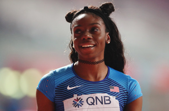 Lengvaatletė Brittany Brown / „Scanpix“ nuotr.