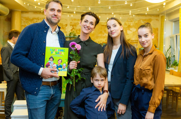 Kristinos Savickytės knygos pristatymo akimirka