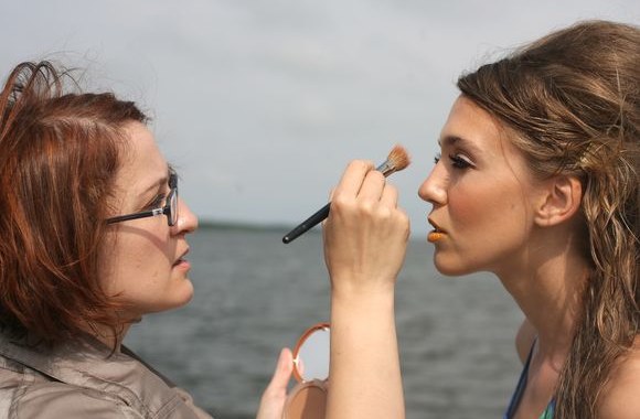 Dizainerių dueto A&V sukurtų maudymosi kostiumėlių fotosesija Nidoje