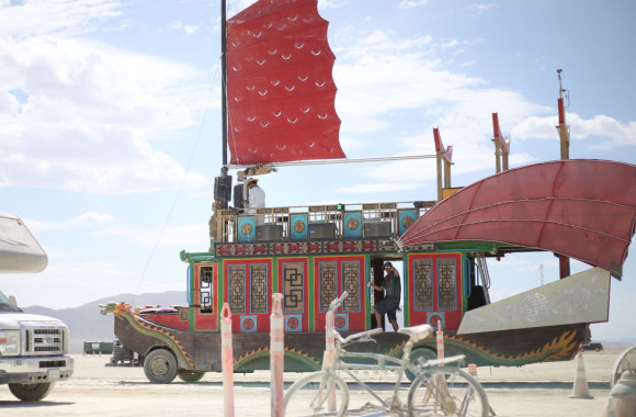 Festivalio „Burning Man“ akimirka