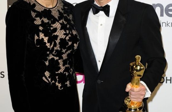 „Disney“ studijos vadovas Jeffrey Katzenberg su žmona Marilyn