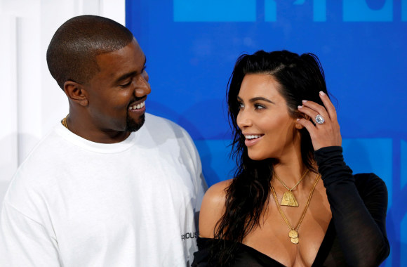 Kim Kardashian ir Kanye Westas