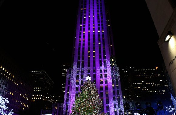 Kalėdų eglė Niujorko Rokfelerio centre
